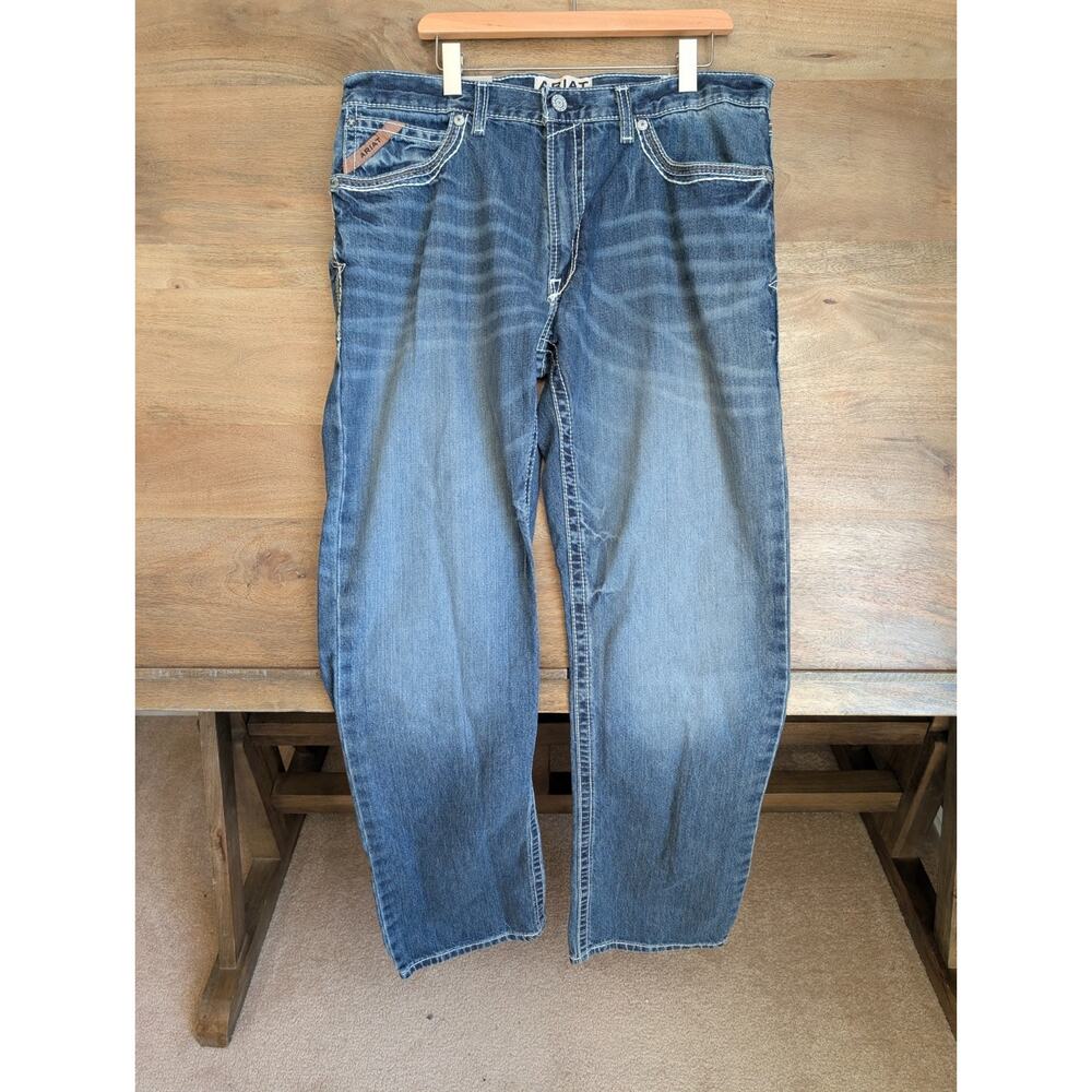 Ariat Bootcut Jeans Mens 36x36 Blue Denim M4 Series Relaxed Fit Streetwear NWT
